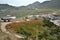 The view around Langmusi town. A combination of Tibetan urban li