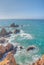 View of Arrecife de las sirenas at Cabo de Gata national park in Spain