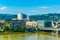 View of the Ars Electronica museum of science in the Austrian city Linz....IMAGE