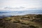 View from Arthur's seat Edinburgh over the hills and sea