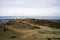 View from Arthur's seat Edinburgh over the hills and sea