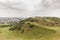 View of Arthur`s Seat in Holyrood Park in Edinburgh, Scotland