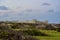 View of the Aruba penitentiary. Focus in background