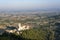 View of Assisi and the old church in the early morning, Italy