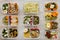 view assortment tasty meal. High quality photo