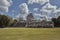 View of astronomical observatory of Chichen Itza