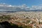 View of Athens city from Akropolis.