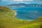 View of the Atlantic ocean from a hill at Keem bay, Achill, Co.