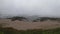 View of the Atlantic Ocean. From Vila Praia de Ancora, Portugal to A Guarda, Spain. Water beats against stones on the