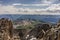 View from atop Mt. Wilson after completing the Wilson Traverse. Colorado Rocky Mountains.