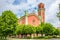 View atthe New Protestant Church in Kezmarok, Slovakia