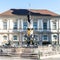 View of Augustusbrunnen fountain in Augsburg