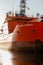 View of Aurora Australia docked in Constitution Dock in Hobart before its final voyage to Antarctica