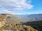 View of Australian Eucalypt Forest on the Prince Henry Cliff Track in the Blue Mountains of New south Wales