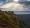 View during auto trip in West Iceland highlands, Snaefellsnes peninsula, Snaefellsjokull National Park, spectacular