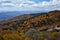 View of autumn colors from Spruce Knob, the highest point in West Virginia