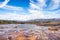 View of the Auyantepui. La Gran Sabana plain at kamarata valley