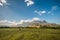 View of the Auyantepui. La Gran Sabana plain at kamarata valley