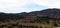 View of the Avenue of the Dead and the Pyramid of the Moon, from the Pyramid of the Sun at Teotihuacan