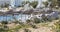 A view of a azzure water and Nissi beach in Aiya Napa, Cyprus