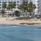 A view of a azzure water and Nissi beach in Aiya Napa, Cyprus