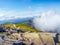 A view from Babia Mountain Peak to Beskid Zywiecki Mountains, Poland