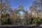 View of back of Elysee Palace, French president residence in Paris