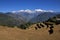 View from Baglungpani, Mt Manaslu