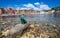 View of the `Baia del Silenzio` Bay of Silence in Sestri Levante, Ligurian coast, Genoa province, Italy