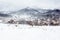 View of Bakuriani, winter resort in Georgia