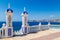 View from the Balcony of the Mediterranean sea, Mirador del Castillo, Benidorm, Spain