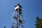 The view of Balsam Lake Fire Tower in the Catskill Mountains