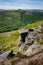 View from Bamford Edge toward Win Hill