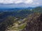 View from Banikov peak on Western Tatra mountains or Rohace panorama. Sharp green mountains - ostry rohac, placlive and