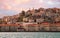 View on the bank of Bosporus Straight with Mimar Sinan Fine Art University building and Cihangir Mosque towering amid