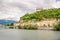 View at the Bank of Isere river in Grenoble - France