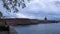 View of the banks of the Garonne River in Toulouse, France