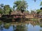 View of Banteay Srei from surrounding moat