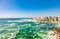 View of Bantry Bay and  apartments in Cape Town South Africa