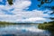 View of the Banyoles Lake, in Catalonia,Girona,Spain