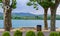 View of the Banyoles Lake, in Catalonia,Girona,Spain