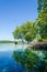 View of the Banyoles Lake, in Catalonia,Girona,Spain