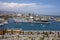 View of Barcelona harbor