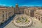 View of baroque Piazza Pretoria and the Praetorian Fountain in Palermo, Sicily, Italy