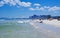 View of Barra da Tijuca beach in Rio de Janeiro