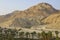 A view into the barren wilderness in the Qumran area near the Dead Sea in Israel