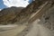 View on the Bartang valley alternative path to the Pamir Highway, Tajikistan