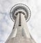 View from the base of Auckland sky tower, the famouse landma