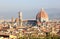 View at the Basilica di Santa Maria, Florence