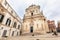 View of the Basilica of San Martino in Baroque architecture in Piazza Plebiscito, Martina Franca.